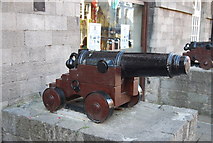 SM9801 : Cannon outside Pembroke Town Hall by N Chadwick