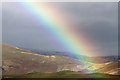 NT3225 : A rainbow at Feuars Hill by Walter Baxter