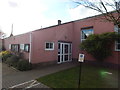 Polstead village hall doors