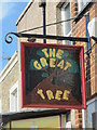 Sign for The Great Tree, Margate Road / Hollicondane Road, CT11