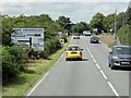 Farnham Road (A1094) Approaching Crossroads at Snape