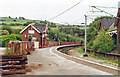 Dinting station: Glossop line platform, 1996