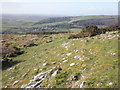 View towards Loxton, from Crook Peak