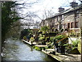 Cottages next to the River Darent