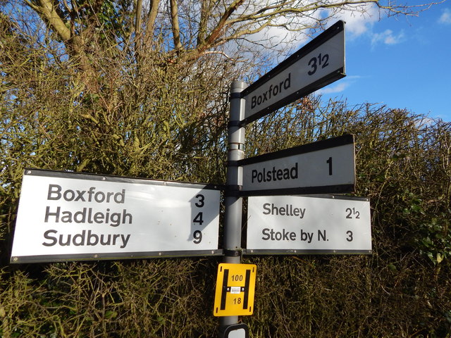 The end of Straight Road, Polstead Heath (top)