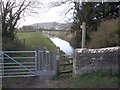 Footpath beside River Yeo, Cross