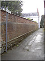 Footpath down Bitham Lane