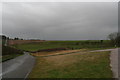 Earthworks and a quarry bank near Binbrook Walk House