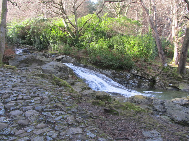 A rapid on the Glen River viewed from the Donard Trail