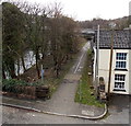 Riverside cycleway and footpath in Pontardawe