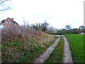 Byway approaching Old Down Farm from the north west