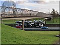 Footbridge Across the M60 at Whitefield