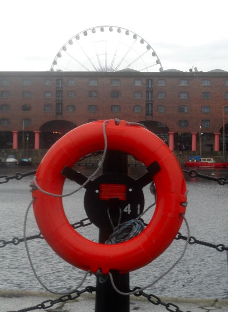 Lifebuoy at Albert Dock
