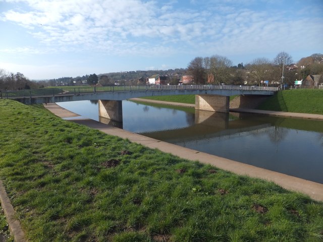Station Road bridge over Exeter flood relief channel
