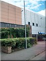 Entrance to covered car park at Belfast Forestside Shopping Centre