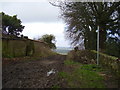 Footpath by Barrowby Church