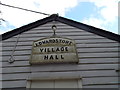 TL9442 : Edwardstone Village Hall (close up) by Hamish Griffin
