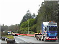 Extra-long load going through Tarbert