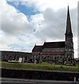 North side of the Church of St Peter, Pontardawe