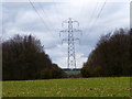 Pylon line south of Headmore Farm