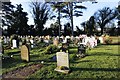 Headstones in Wolvercote Cemetery