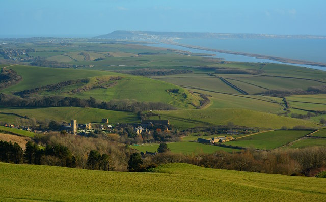 View from Wears Hill over Abbotsbury, Dorset