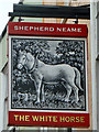 Inn sign, The White Horse, Maldon