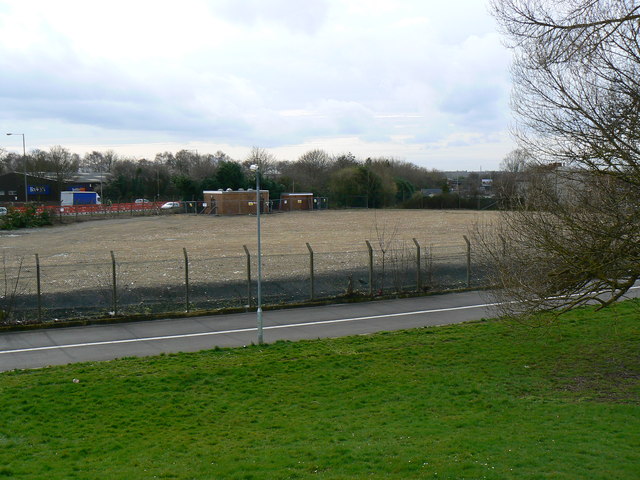 Site of gasholder, Iffley Road, Swindon 05 March 2014