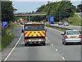 Layby and Bridge, Westbound A14 near Higham