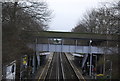 Footbridge, Falconwood Station