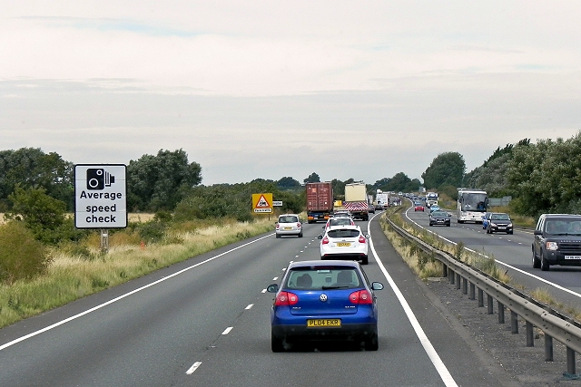 Huntingdon Road (A14) Westbound © David Dixon cc-by-sa/2.0 :: Geograph ...