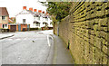 Wall and road, Dundonald