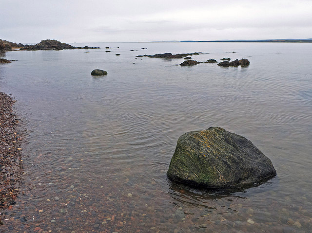 Grey day, high tide and no wind, Rosemarkie