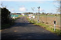 Entrance to Aston Down airfield