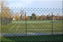 TL4358 : Tennis Court, Trinity Old Field by N Chadwick