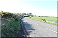 The B7077 towards the Stoneykirk Road