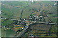 SE6711 : M18-M180 roundabout south of Thorne: aerial 2014 by Chris