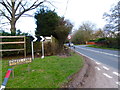 Looking east on the A286 from Dares Lane