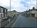 Steiner Street joins Blackburn Road in Accrington