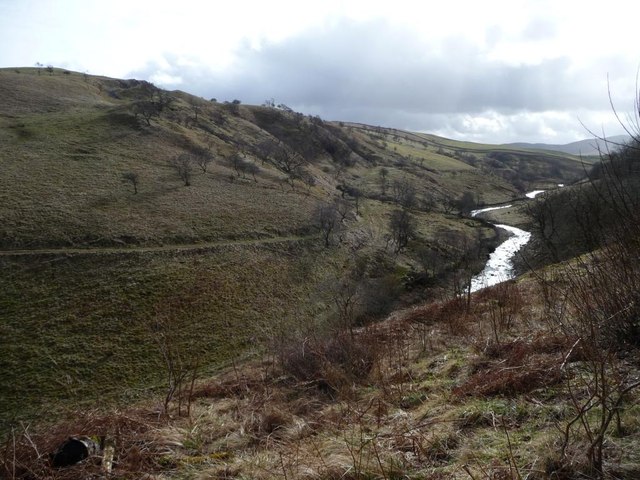 Scandal Beck valley, from the former railway line