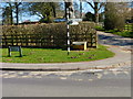 Signpost on Lymington Bottom