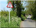 Country lane heading towards Wycomb