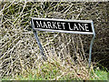 Market Lane sign