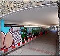 A Pontardawe Recipe mural under the A474 in Pontardawe