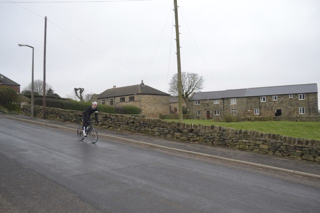 Trying out the Tour de France Route, Kirk Edge Road, Worrall, near Oughtibridge