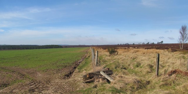 The moor boundary line