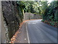 Long high wall alongside Cleeve Road, Frenchay