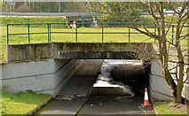 J3876 : Cycle lanes and subways, Sydenham bypass, Tillysburn, Belfast - March 2014(7) by Albert Bridge