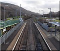 View SE from the station footbridge at Mountain Ash