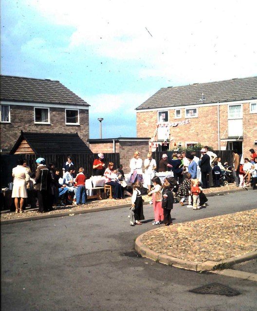 1977 Street Party at Horstead Avenue, Brigg